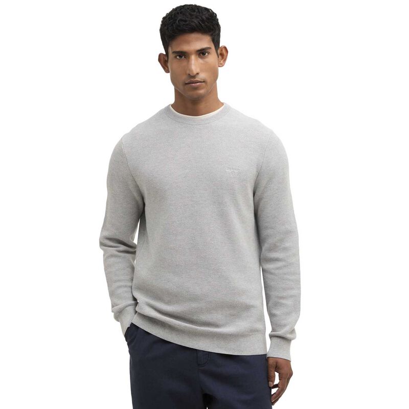 Barbour Essential Honeycomb Crew Neck Sweater image number 0